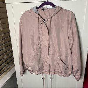 Divided Light Hooded Windbreaker